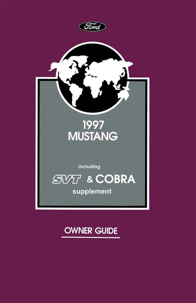 1997 Ford Mustang Owners Manual User Guide Reference Operator Book Fuses