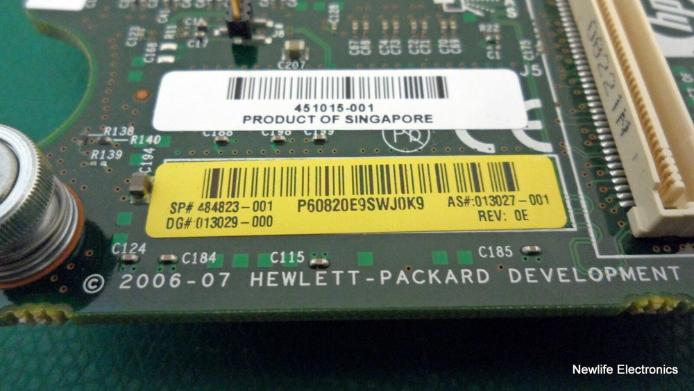 HP 484823-001 Smart Array P700 SAS RAID Controller Board