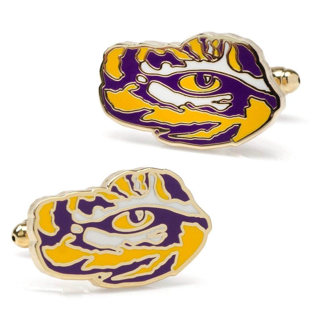 NCAA Gold LSU Tigers Cufflinks