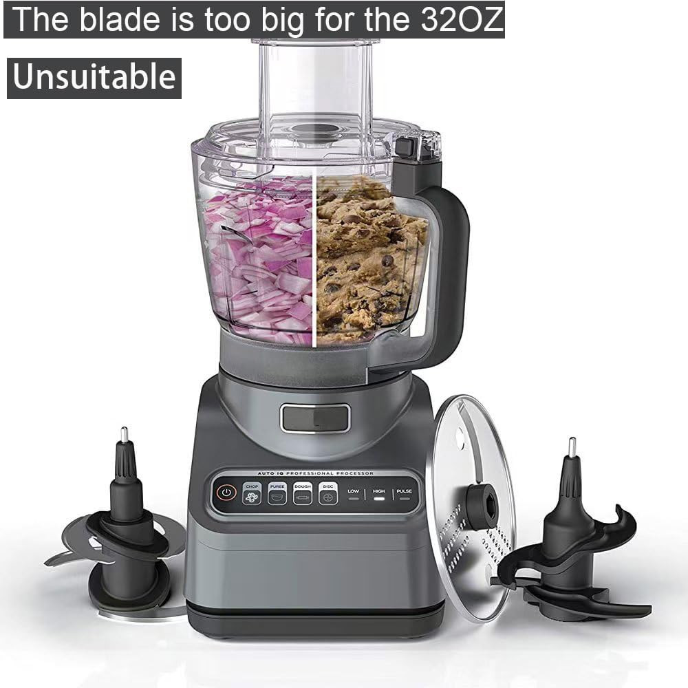 4 Blade Ninja Blender Replacement Parts Compatible 64/72Oz Food Processor Pitche