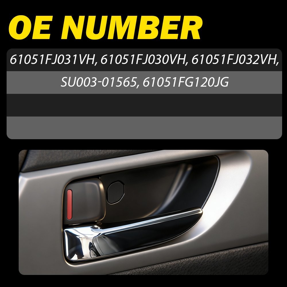 Inner Interior Inside Door Handle Left Driver Side for 2009-19 Subaru Model 1-5X