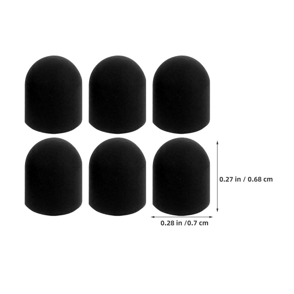 200 Pcs Silicone Pencil Tips Replacement Nibs for Capacitive Pens