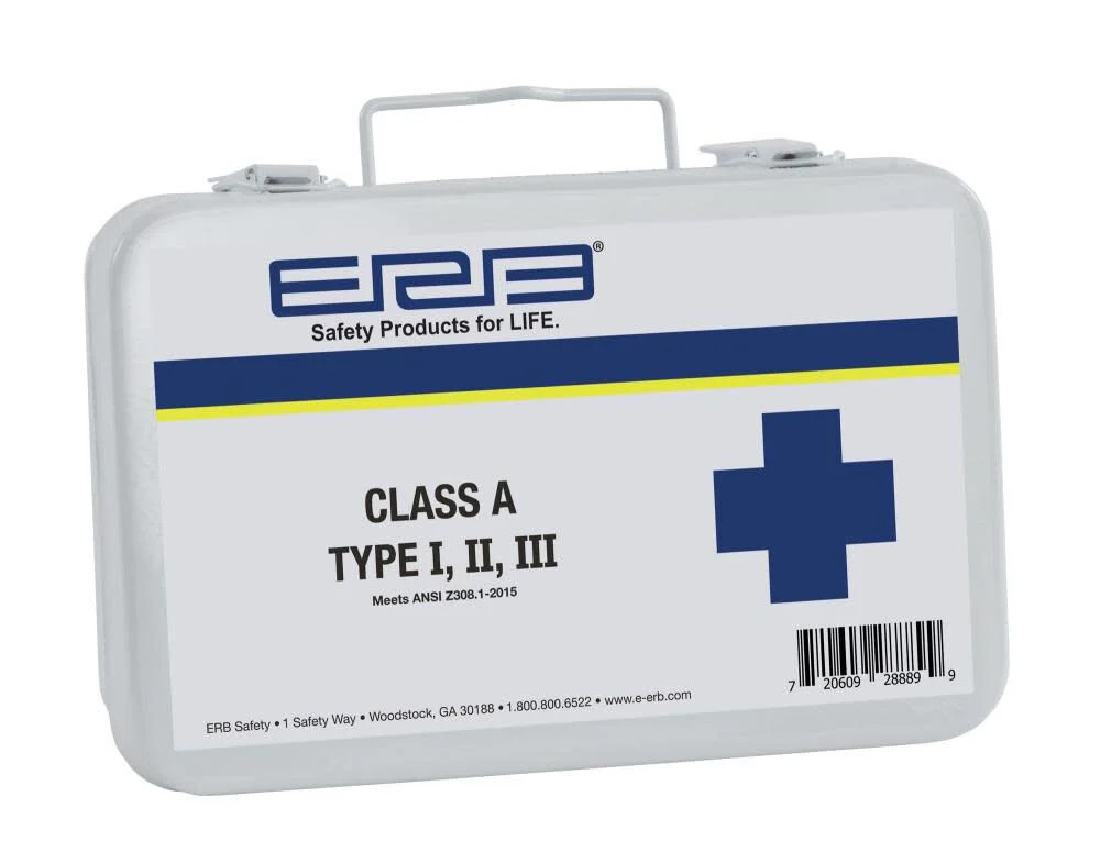 Erb Ansi 2015 Class A First Aid Kit Metal Box