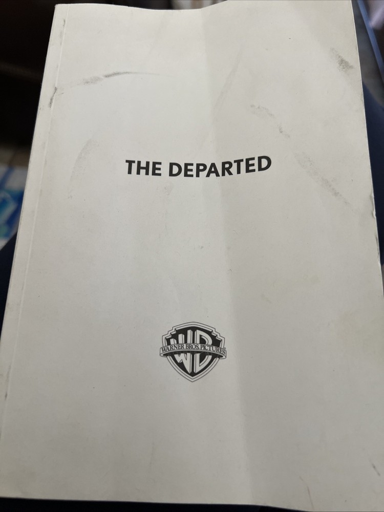 The Departed Script Revision Original