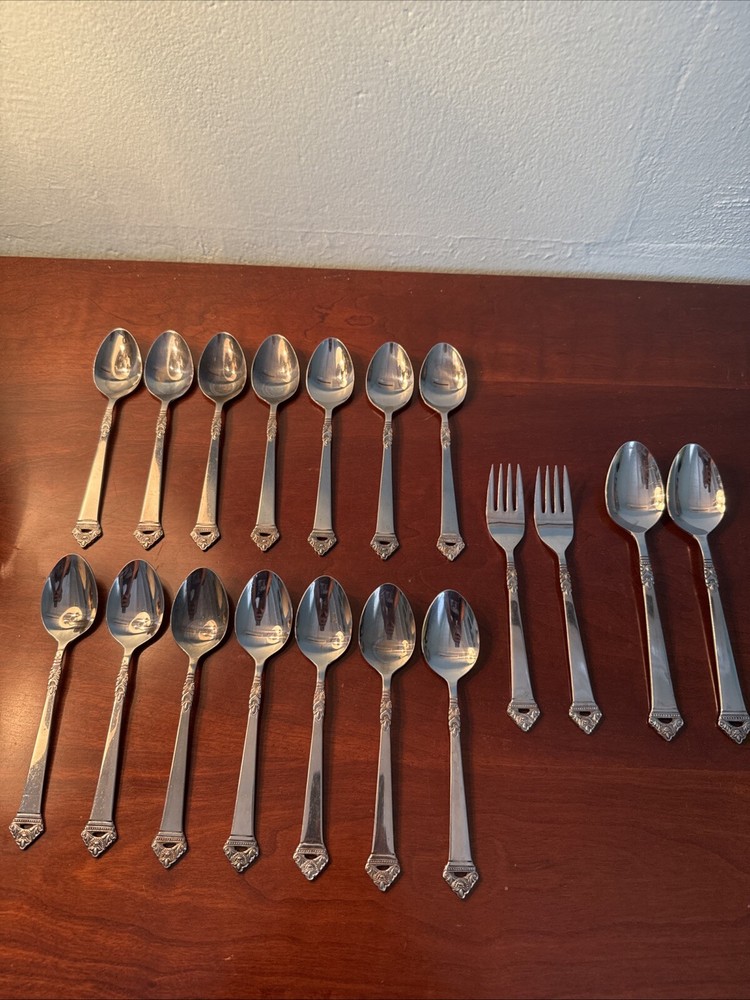Oxford Hall Portico Stainless Flatware 18 Pc Lot