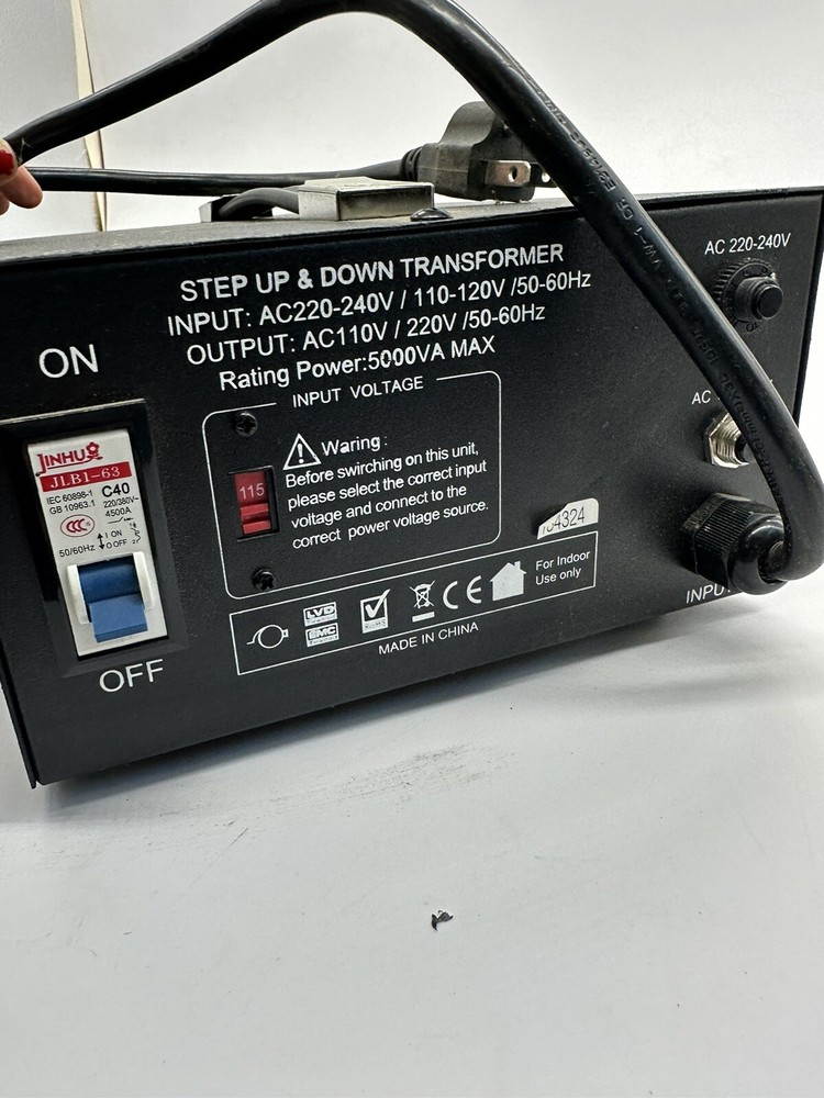 5000W ST-5000 Step Up Step Down Transformer 110V to 220V