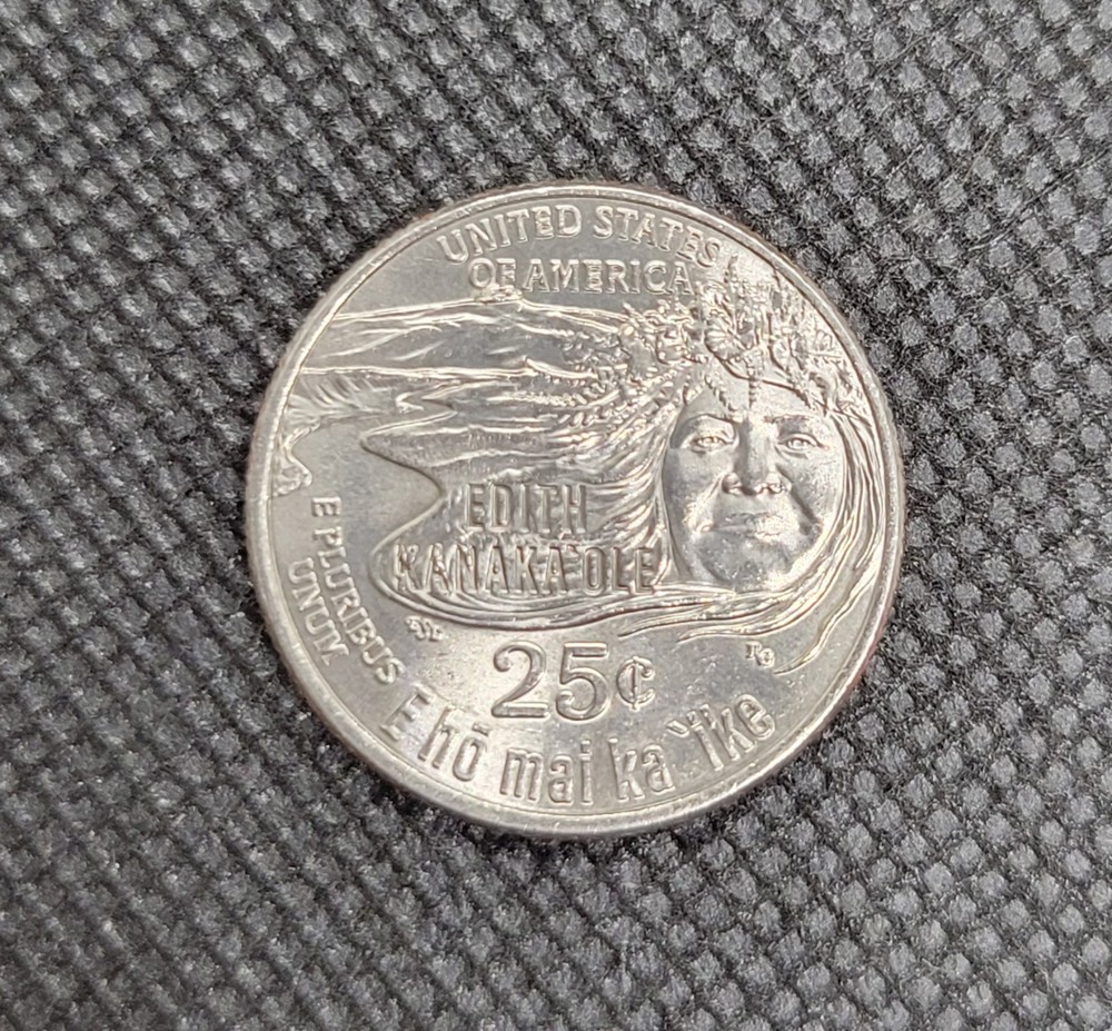 2023 P Edith Kanakaole Quarter With Errors