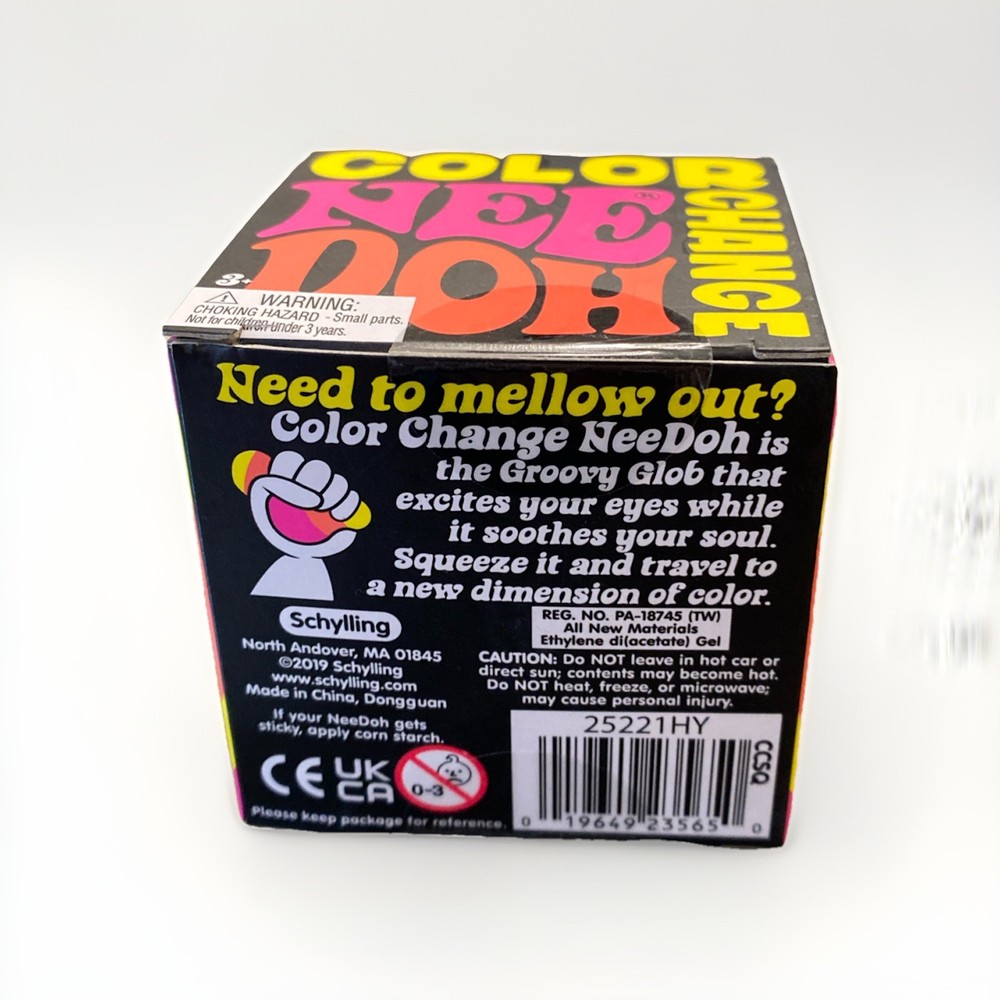 NeeDoh Color Change Squishy Yellow NEW IN BOX