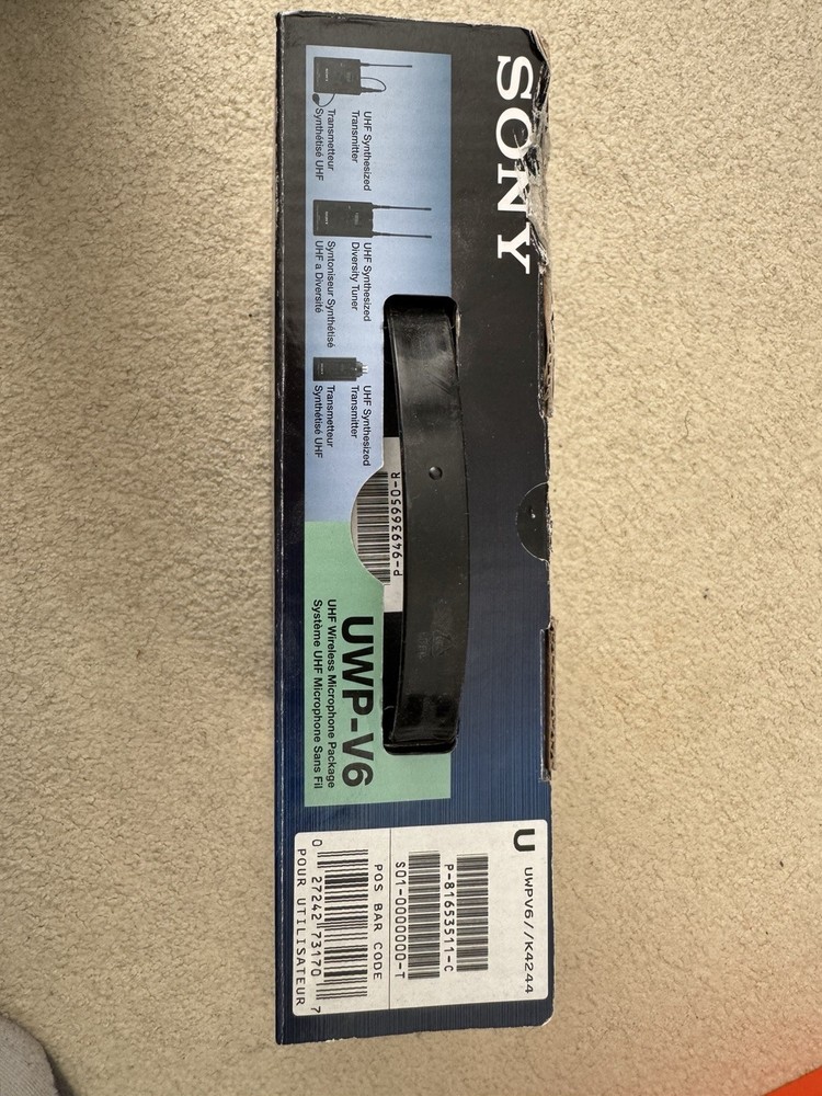 Sony UWP-V6/4224 Wireless Microphone Package - USED - Great condition!