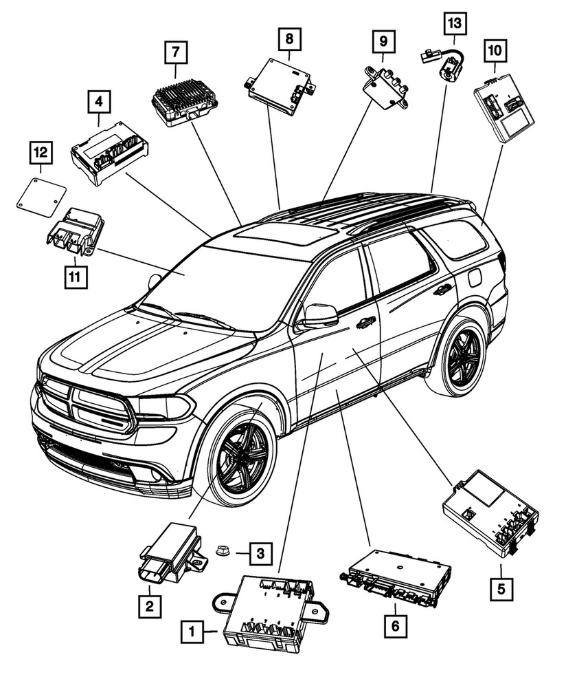 Genuine Mopar Passive Entry Receiver 68052899AK