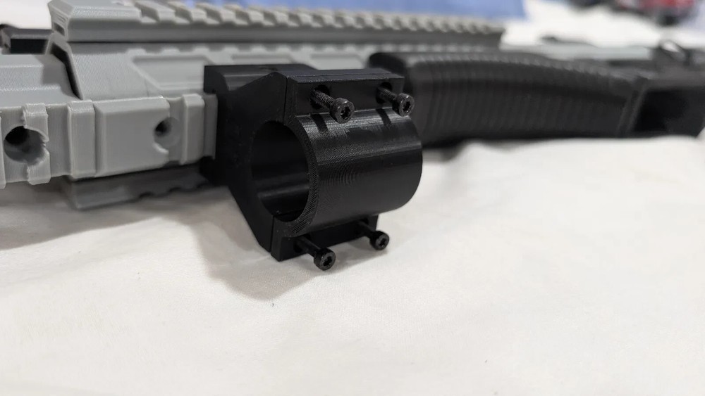 3d Printed Airsoft Flashlight Mount