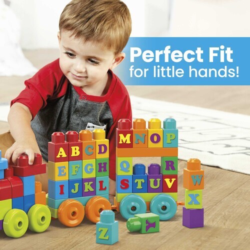 MEGA Brands - Build Basics ABC Learning Train [New Toy] Train , Toy, Brick