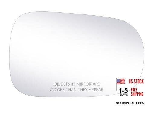 Passenger Side Replacement Mirror Glass - Compatible with Passenger Right Side