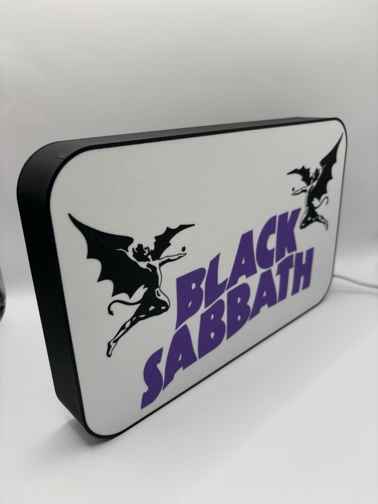 Black Sabbath - 10" Light Up LED Sign