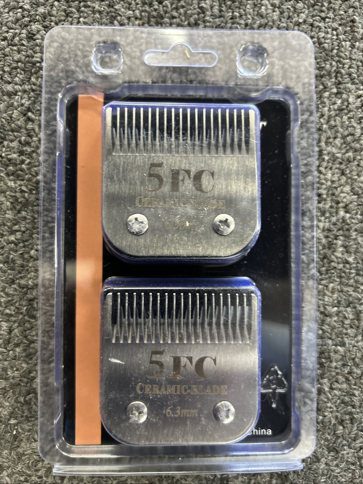 #5FC CERAMIC EDGE 6.3mm Steel Pet Grooming Blade*Fit AG,Wahl KM5 KM10 KM2 Clippe