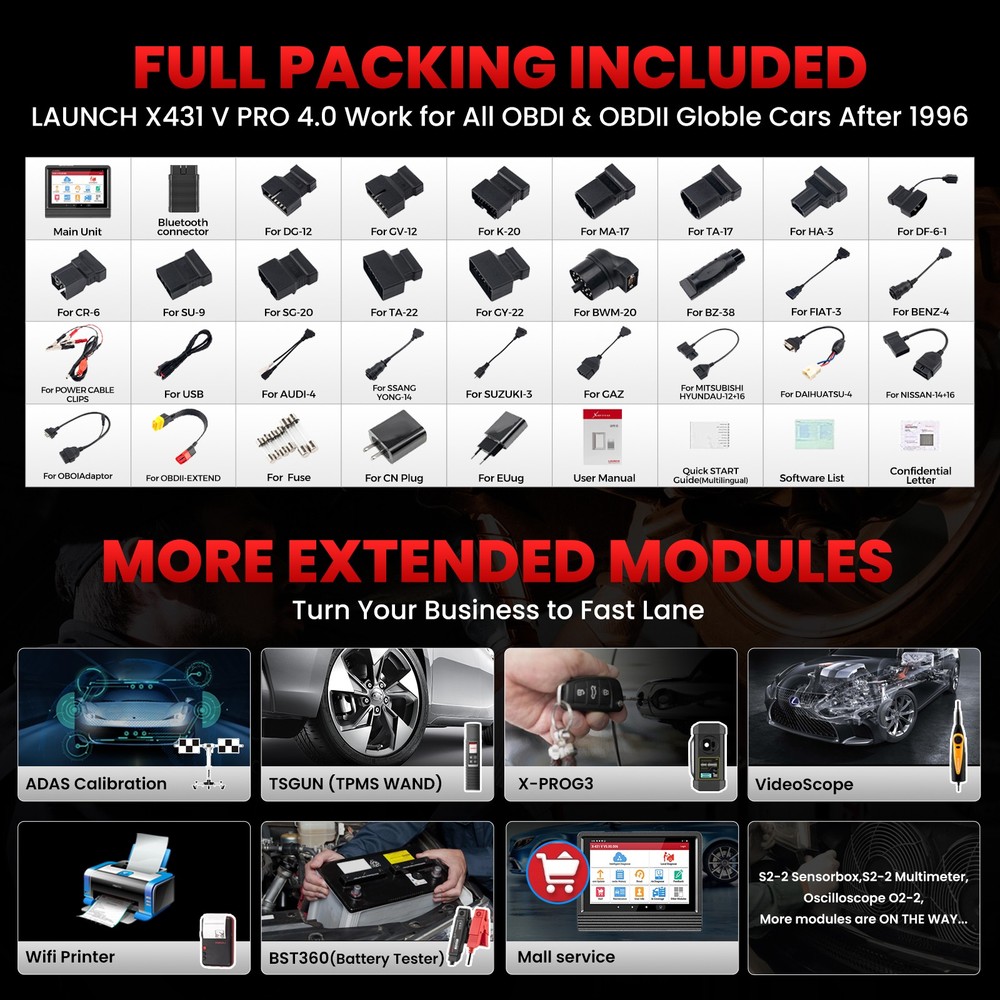 2025 LAUNCH X431 V V4.0 PRO Car OBD2 Scanner Bidirectional Coding DiagnosticTool