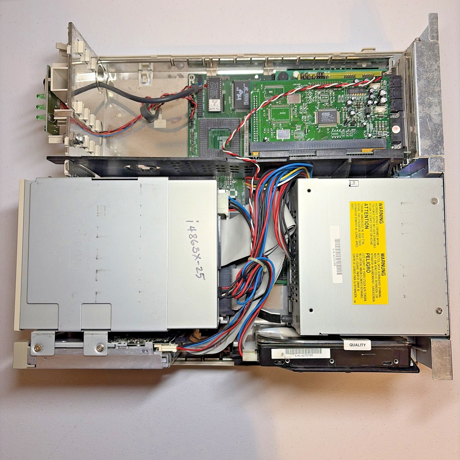 1992 Acer Acros 486SX/25 Model 4155 PC Computer PZ25D