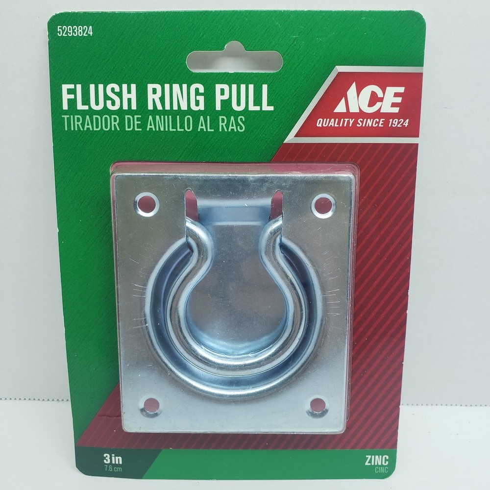ACE Flush Ring Pull Zinc   3"  #5293824