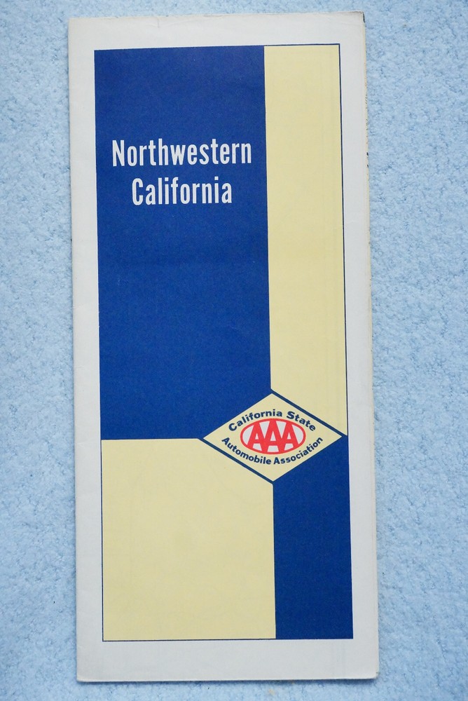 Northwestern California Map - 1966