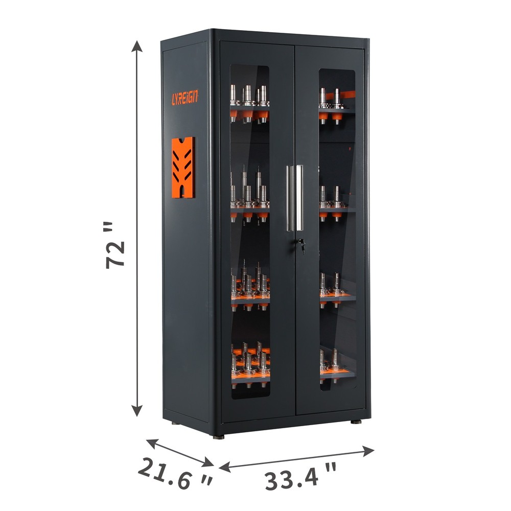 CNC Tool Cabinet Tool Holder Storage System CAT40 Large Capacity Tool Storage