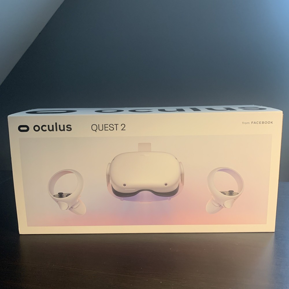 Oculus Meta Quest 2 128GB VR Headset White with Controllers