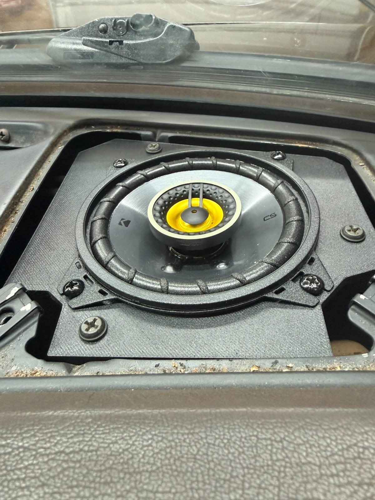 1984-1988 Ford Bronco II Dash Speaker Adapter Plates for 4" Speakers (Pair)