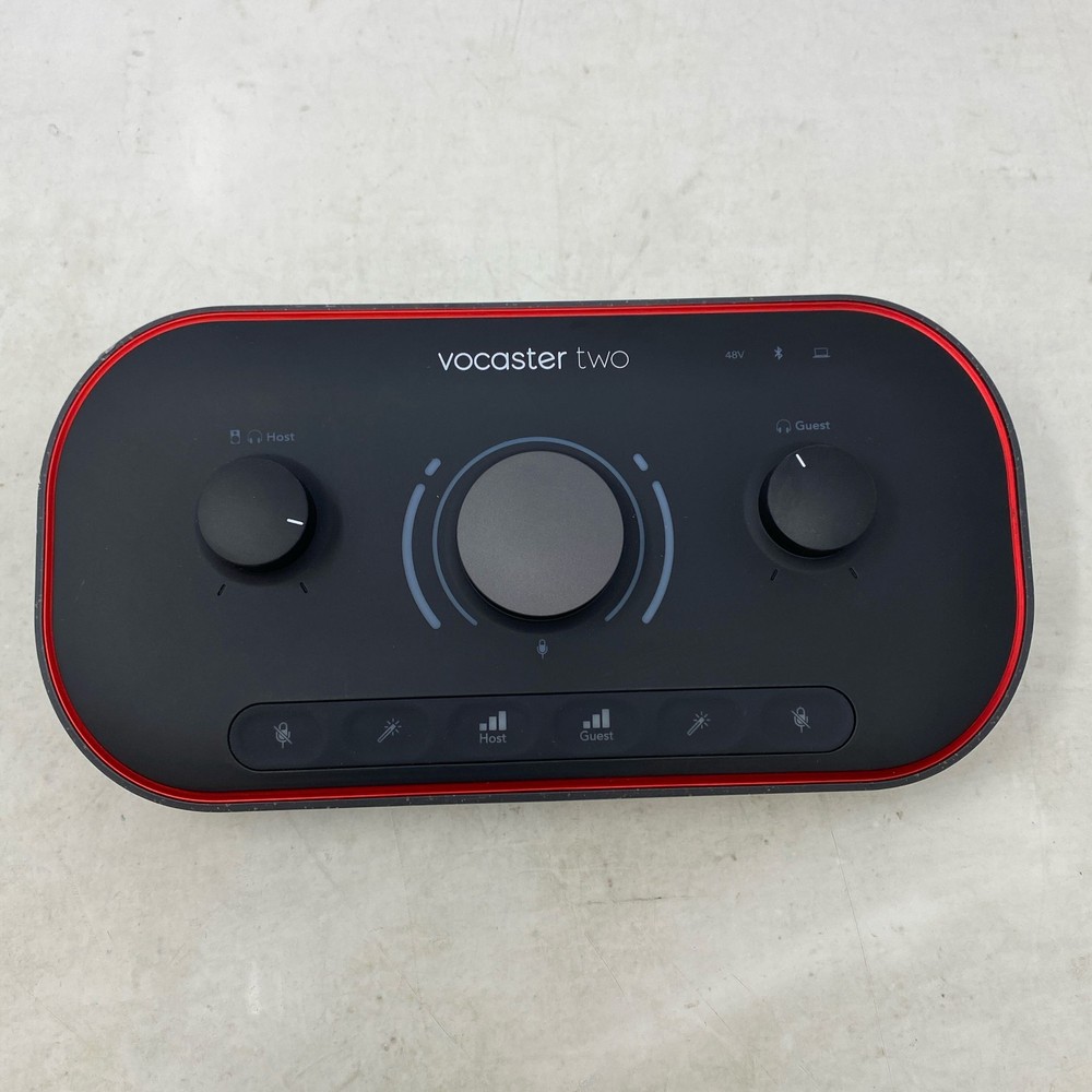 Focusrite Vocaster Two 2-Channel USB-C Podcast Interface - Black