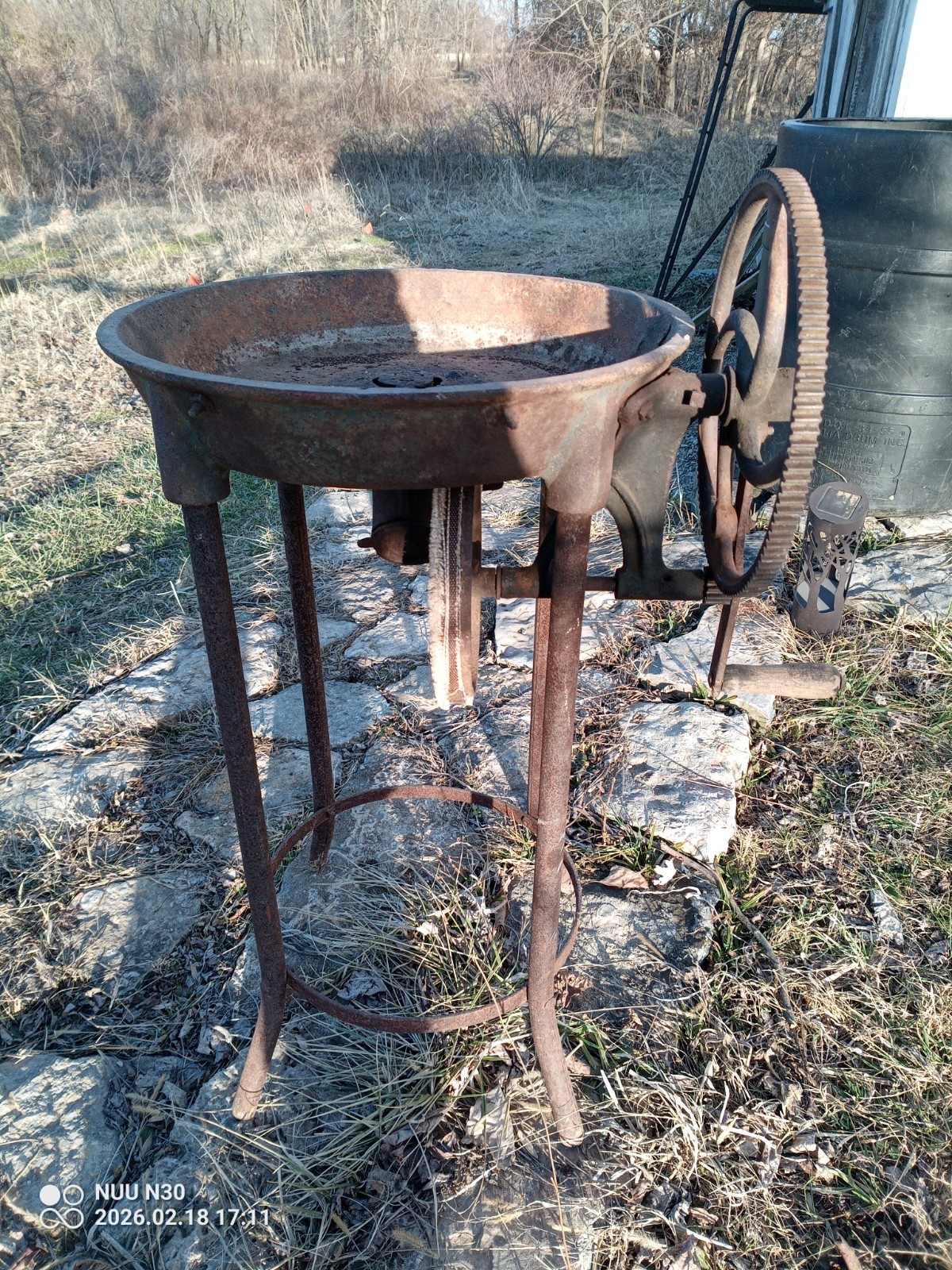 Vintage Coal Fired Forge Rivet Forge Blacksmithing Knife Making, Horse Shoes