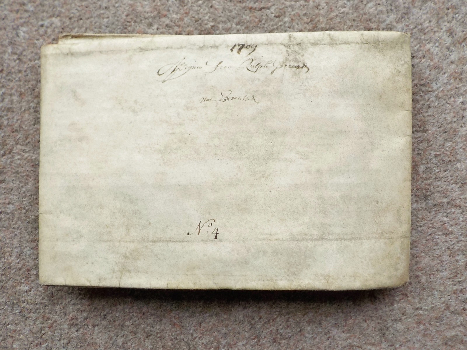 1709 London Covent Garden Drury Lane Vellum Deed Indenture + extra Document