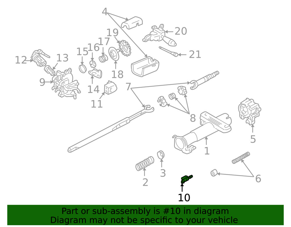 Genuine GM Lock Pin 26045870