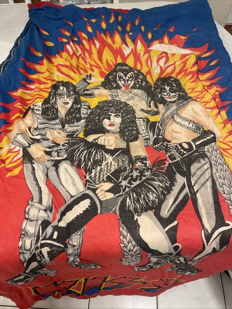 Kiss-Kiss 1978 AUCOIN VINTAGE ORIGINAL Sleeping Bag 👀