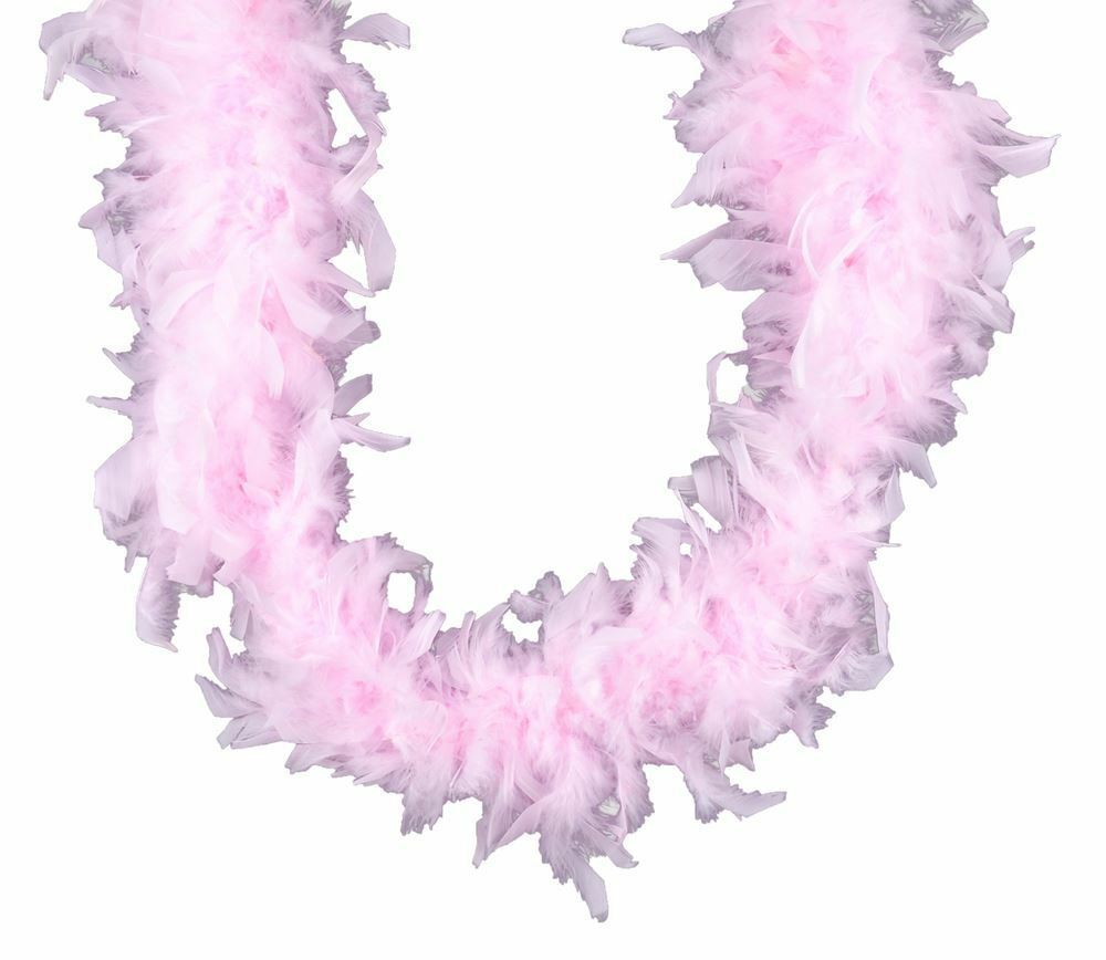 Light Pink 45 gm 72 in 6 Ft Baby Shower Chandelle Feather Boa