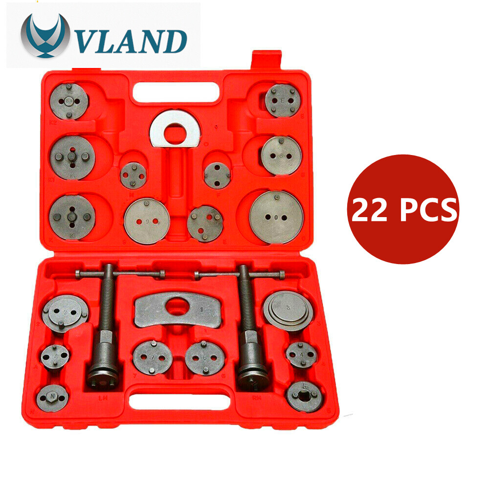 New Portable Brake Rear Caliper Wind Back Tool Kit Car Truck Break Disc 22PCS