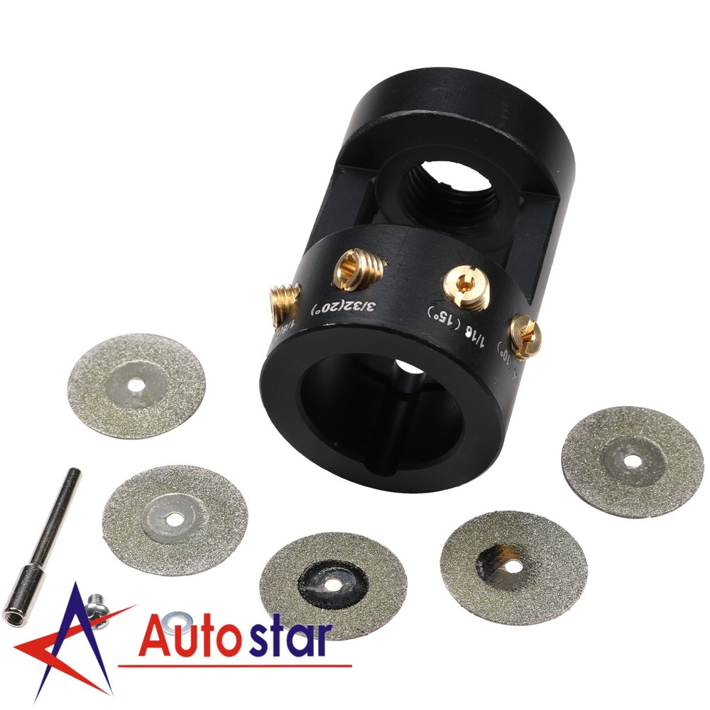 New Tungsten Grinder & Sharpener Multi-Angle Offsets Head Tool For TIG Welding