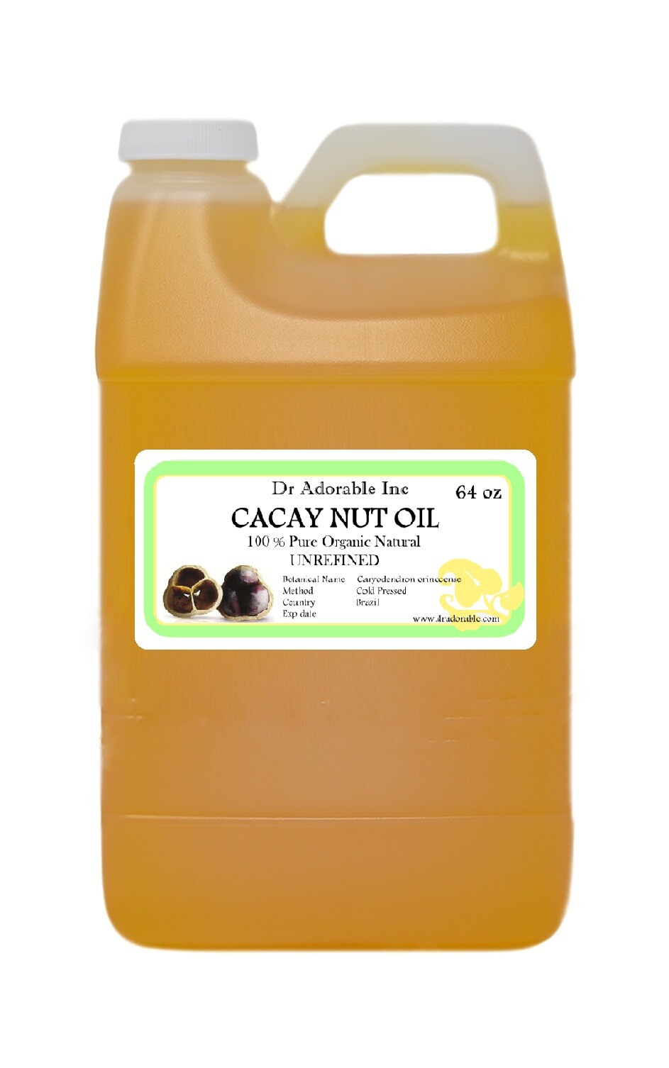 PREMIUM CACAY NUT OIL UNREFINED PURE COLD PRESSED ORGANIC FRESH SKIN HAIR CARE