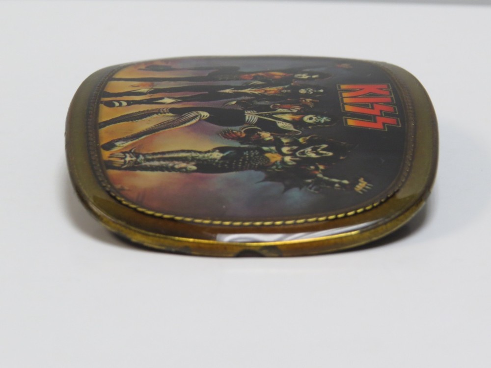 KISS DESTROYER PACIFICA BELT BUCKLE - 1977 VINTAGE AUCOIN - ACE PETER GENE PAUL
