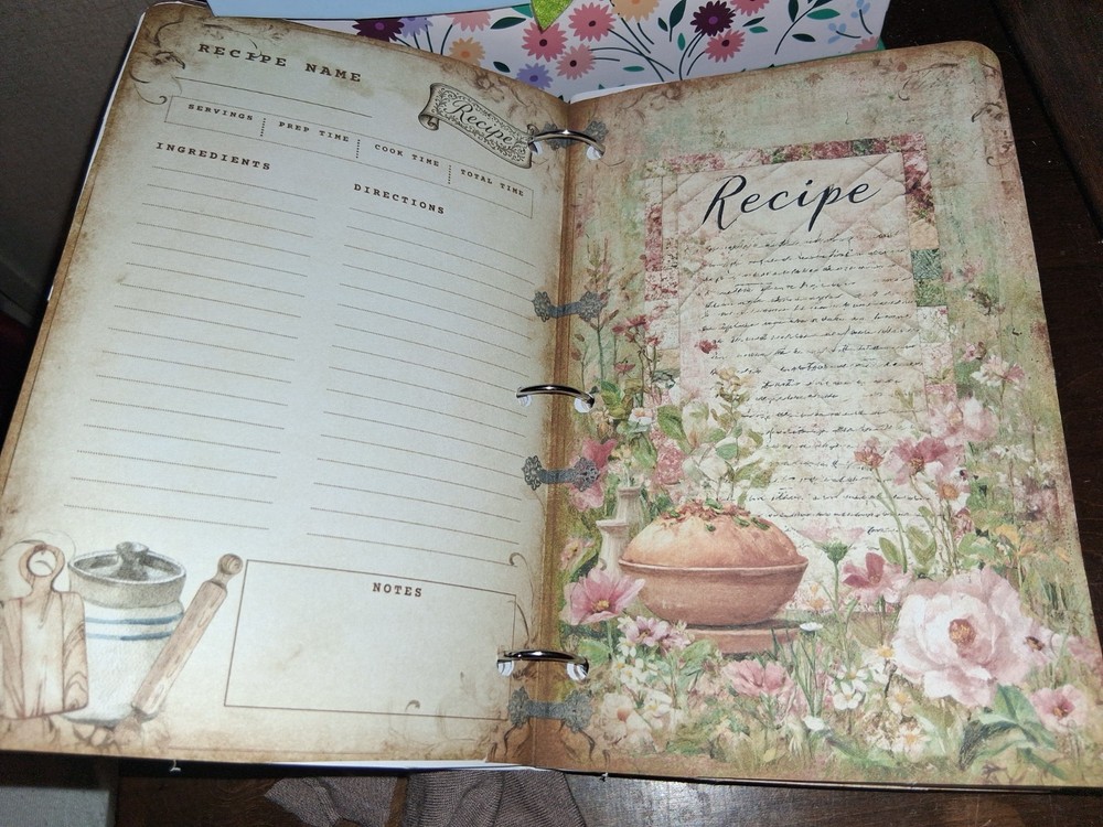 Favorite Recipes Junk Journal Scrapbook