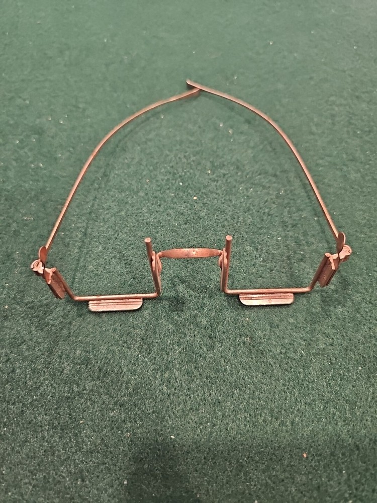 Optometrist Eyeglass Frames, Square Lens, Steampunk, 5/30