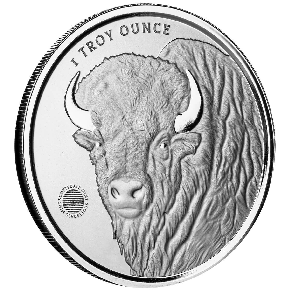 1 oz Silver Round Buffalo Girl .9999 Silver Bullion Round