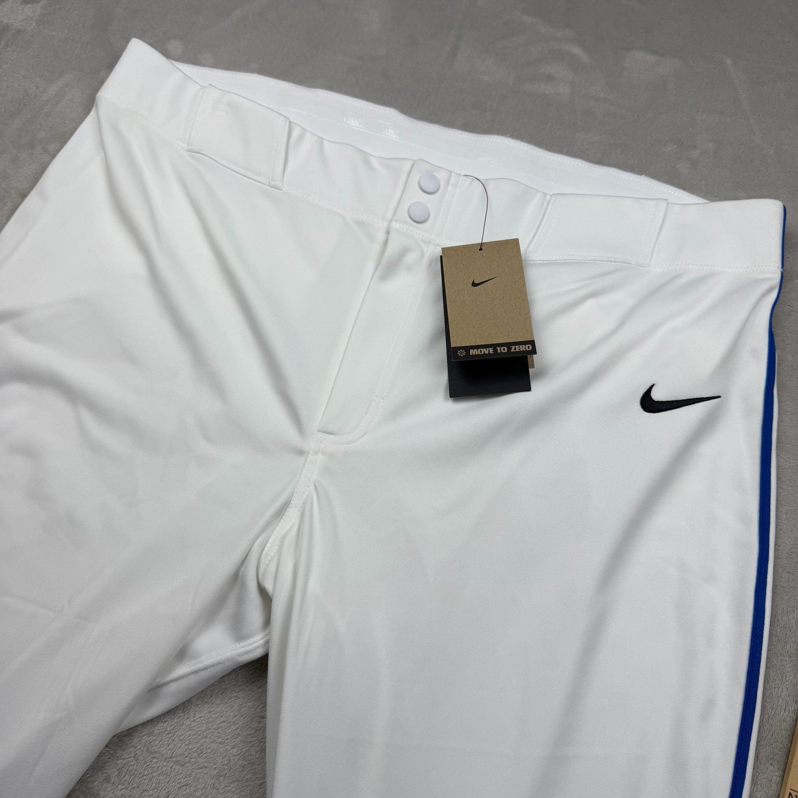 Nike Mens Baseball Pants 2XL Blue/White *Small Stains*
