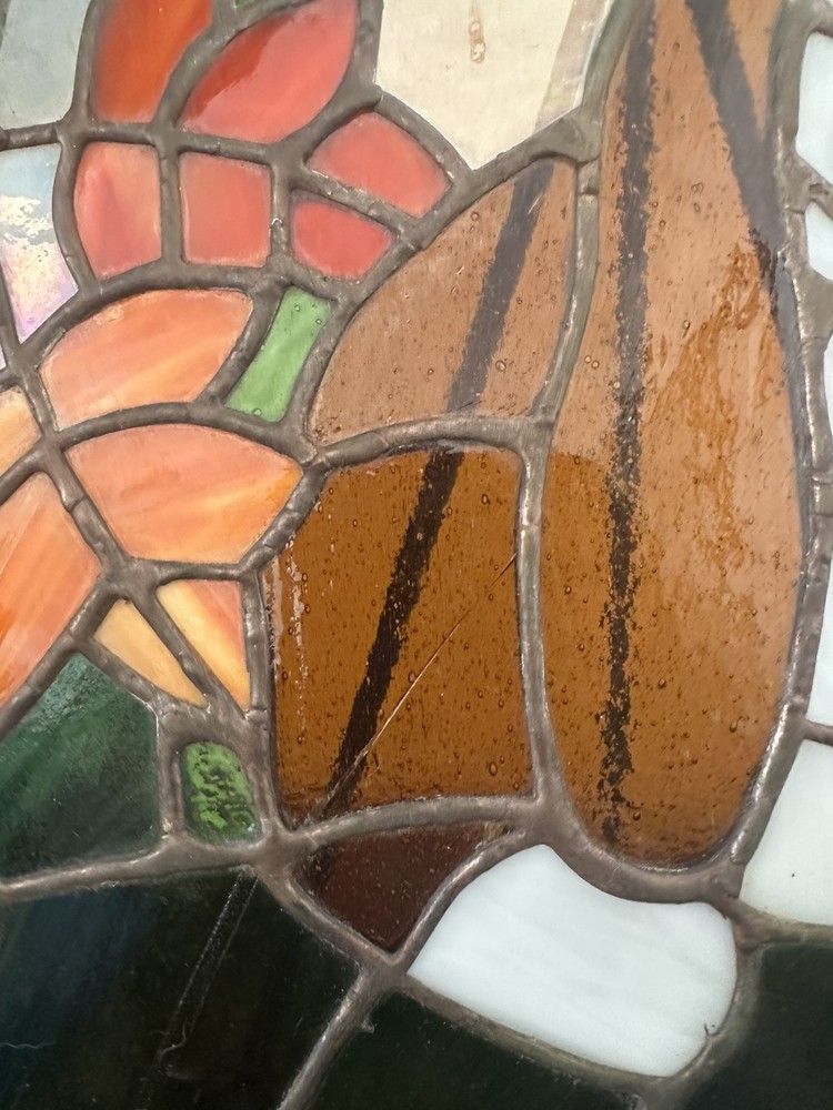 Stained Glass Panel Bunny