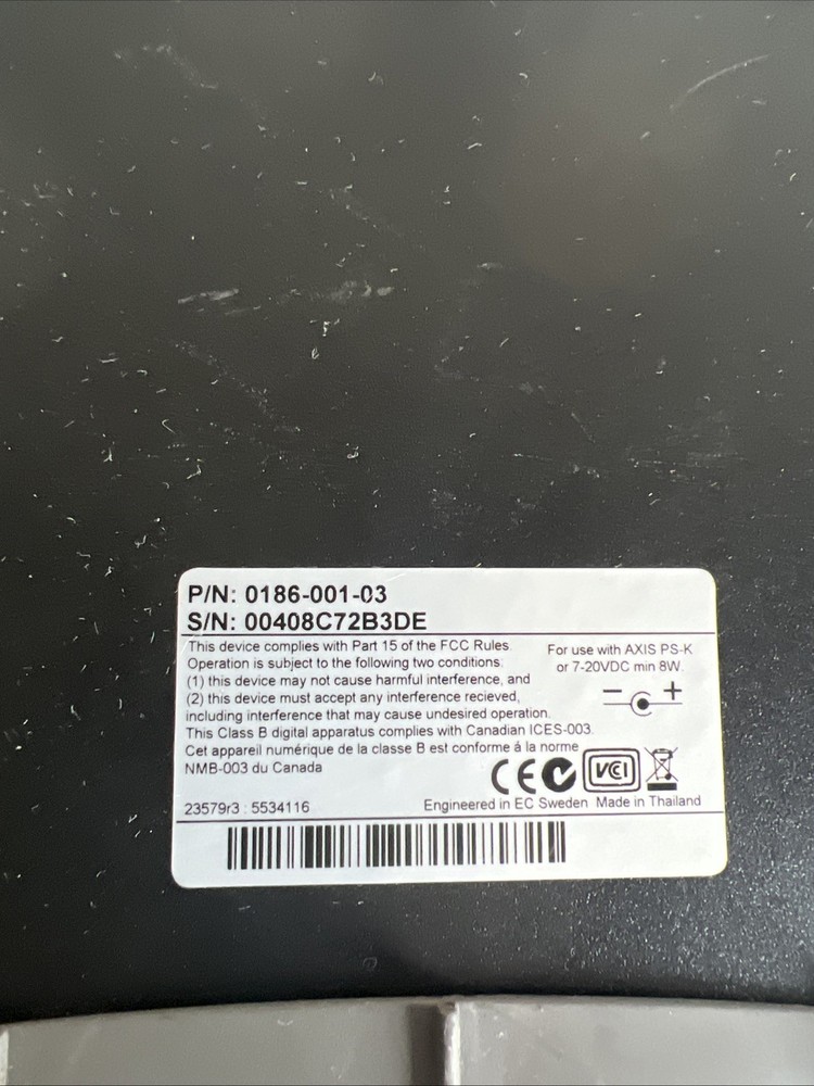 Axis 241S Video Server 0186-001-03