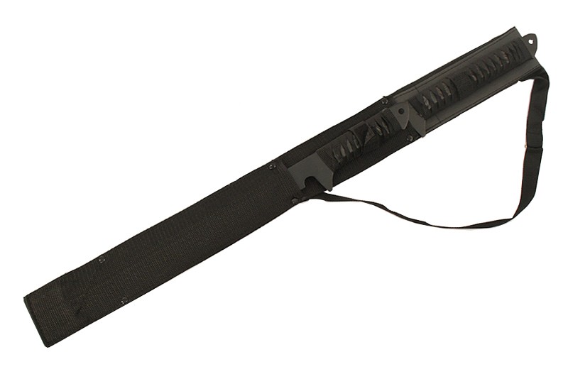 27" Swords Set 2 in 1 Black Steel Swords With Sheath Ninja Martial Arts