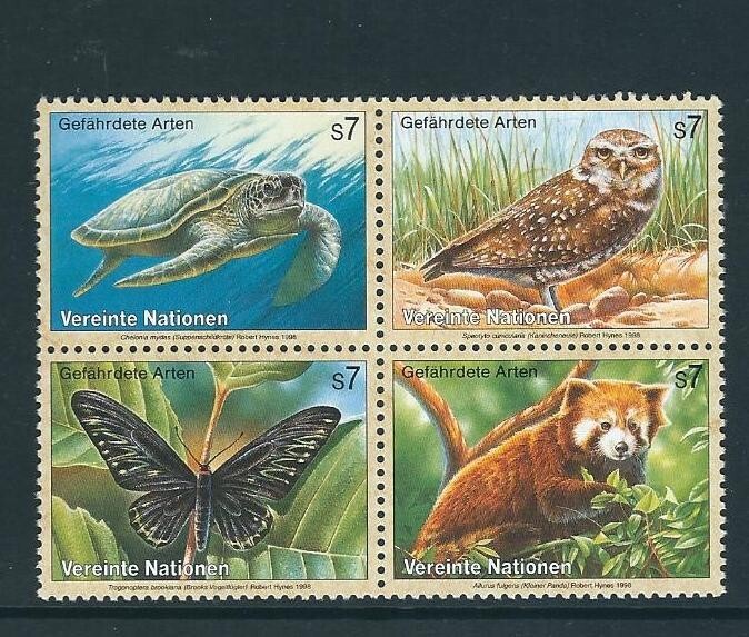 UN SC # Vienna 238a  Endangered Species . MNH