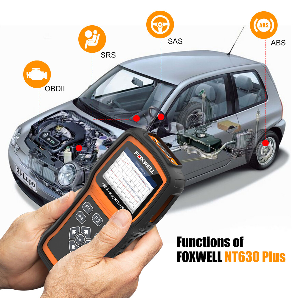 foxwell ABS SRS Reset OBD2 Scanner Car Code Reader Diagnostic Tool