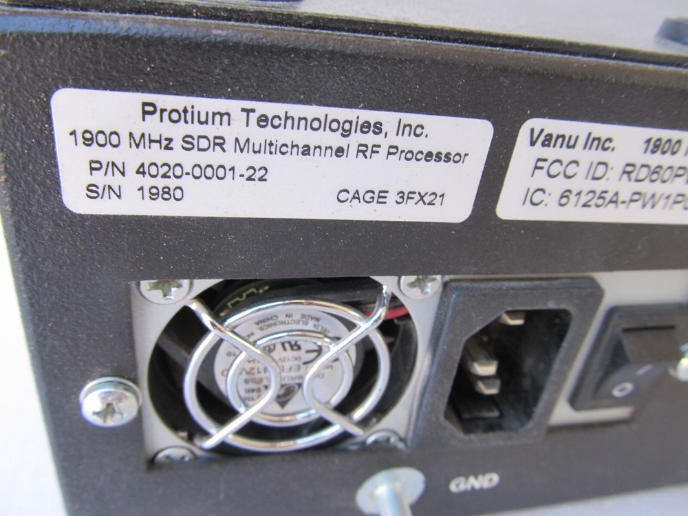 Vanu / Protium Technologies 1900 MHz SDR Multichannel RF Processor 4020-0001-22