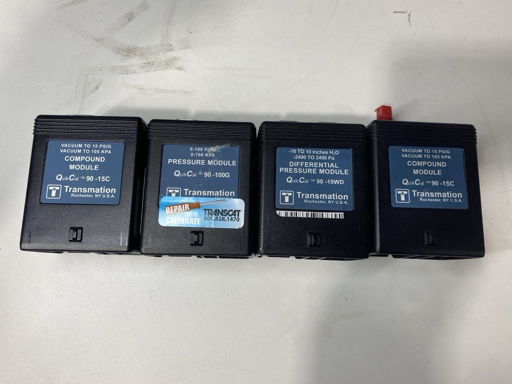 Transmation Quik Cal 190 Multifunction & Pressure Calibrator w/ Multiple Modules