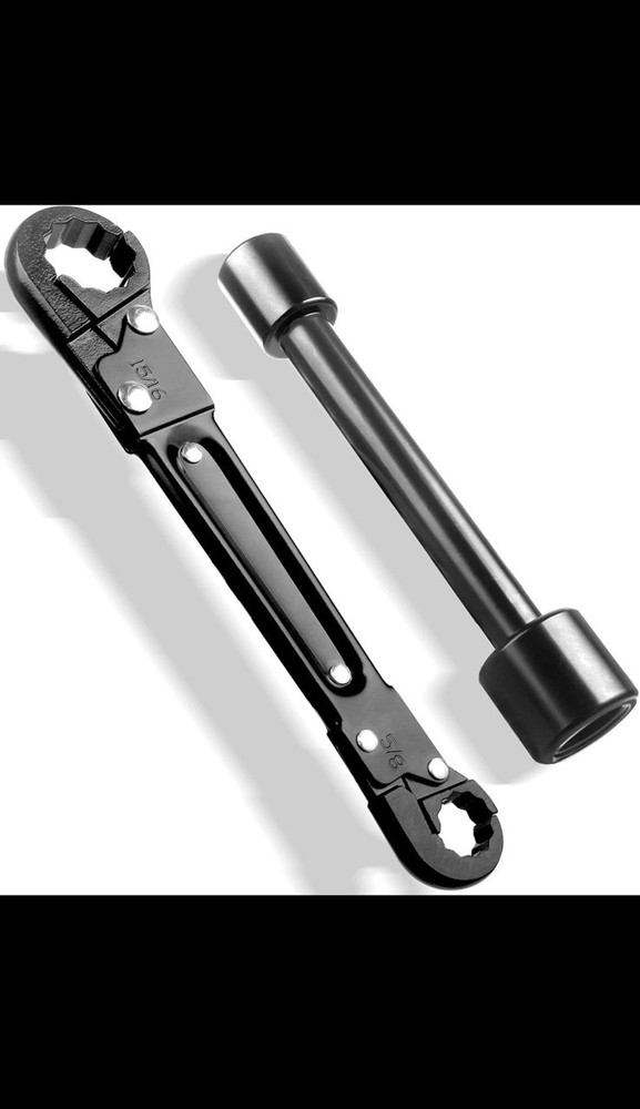 Angle Stop Wrench Kit Plumbing Tool for Compression Ring Installation & Removal