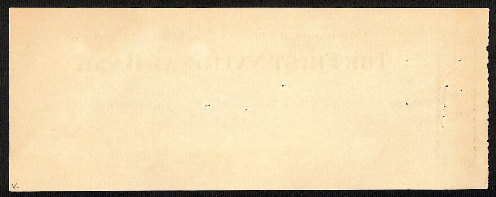 1912 FNB Chickasha IT Oklahoma "Carry Over" Territorial Bank Check