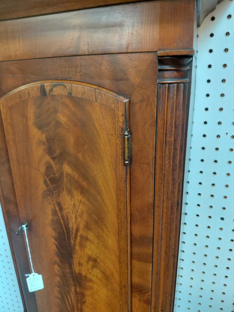 19TH CENTURY MAHOGANY TALL CASE CLOCK